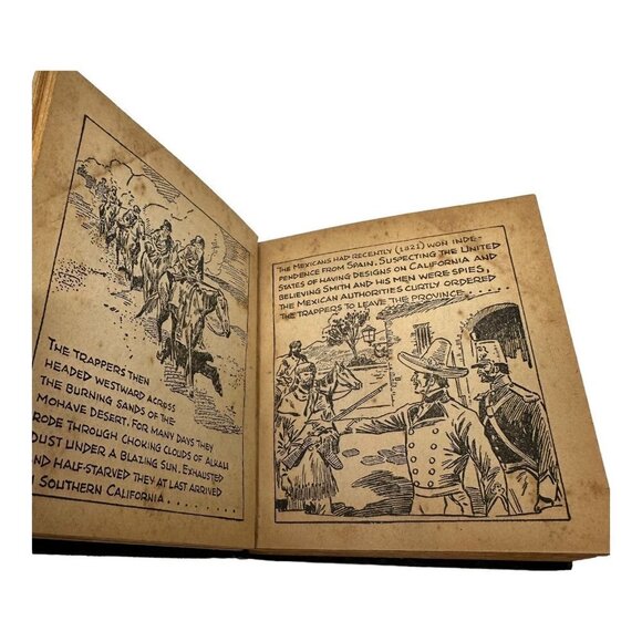 KIT CARSON PIONEER SCOUT 1933 Big Little Book All in Pictures Hardcover - Picture 12 of 16